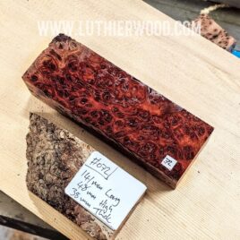 Australian Jarrah Burl Knife Scales Block 072