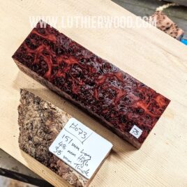 Australian Jarrah Burl Knife Scales Block 073