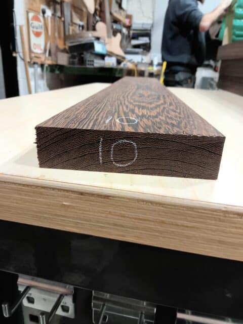 Wenge Flat Sawn Neck Blank
