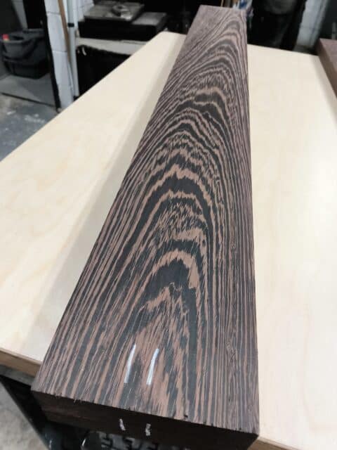 Wenge Flat Sawn Neck Blank