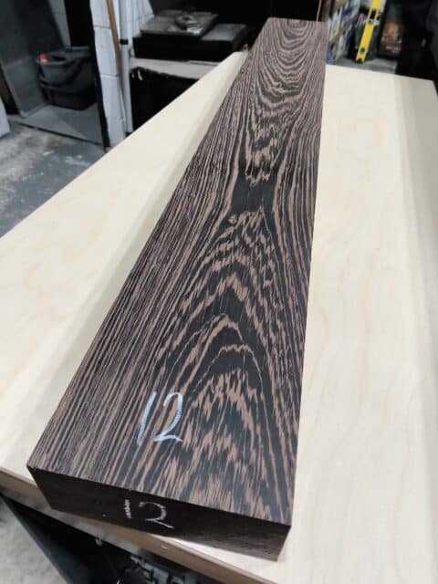 Wenge Flat Sawn Neck Blank