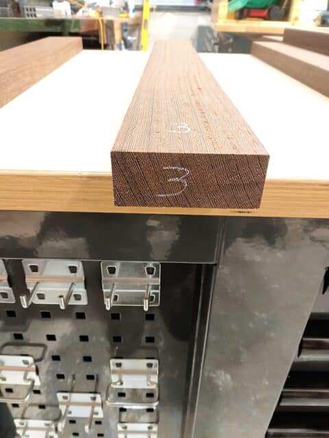 Wenge Quarter Sawn Neck Blank