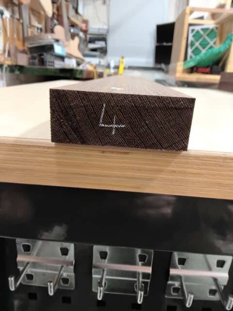 Wenge Quarter Sawn Neck Blank