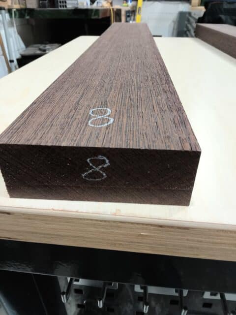 Wenge Rift Sawn Neck Blank