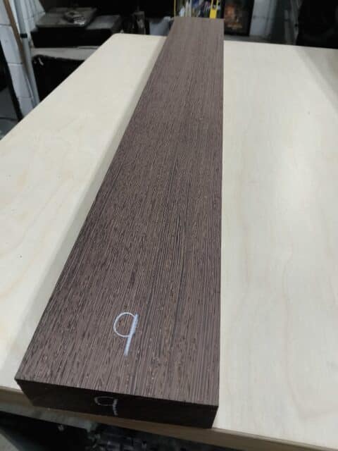 Wenge Rift Sawn Neck Blank