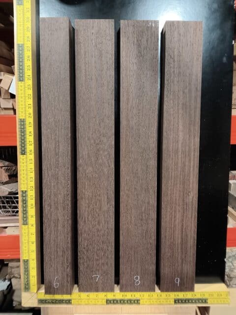 Wenge Rift Sawn Neck Blank