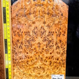 Australian Yellow Box Burl Bookmatched Guitar Top Set