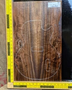 Figured Walnut Bookmatched Guitar Top Set