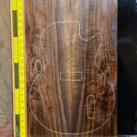 Figured Walnut Bookmatched Guitar Top Set