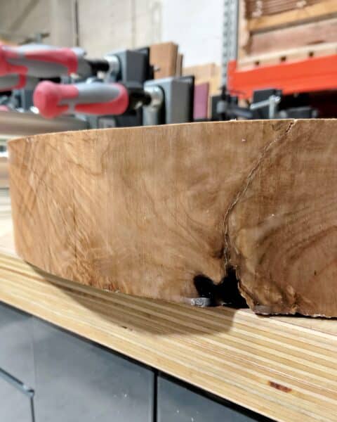 Ripple Ash Bowl Turning Blanks