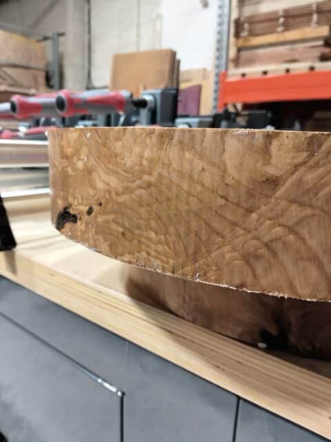 Ripple Ash Bowl Turning Blanks