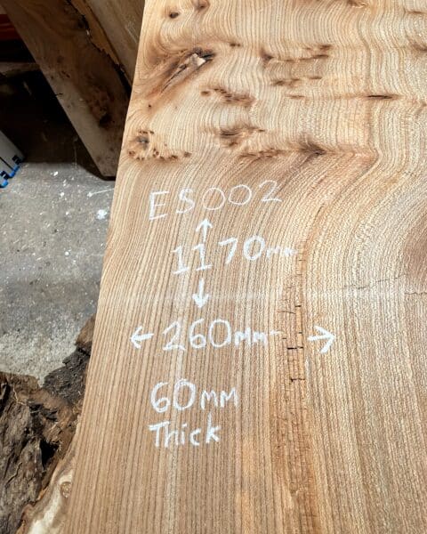 Elm Live Edge Slab