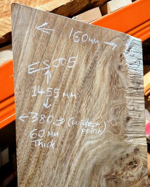 Elm Live Edge Slab