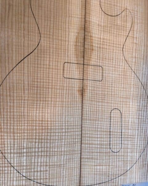 Ripple Ash Bookmatched Carve Top Set