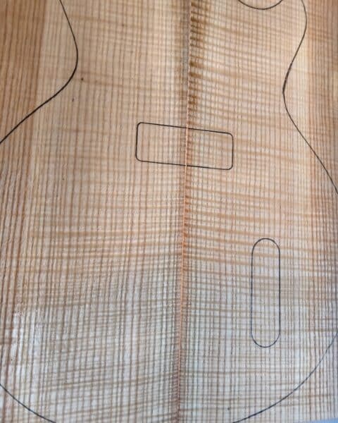 Ripple Ash Bookmatched Carve Top Set