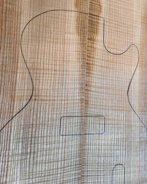 Ripple Ash Bookmatched Carve Top Set