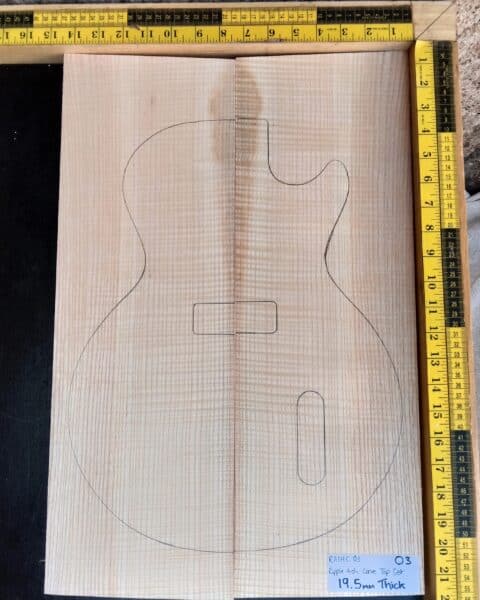 Ripple Ash Bookmatched Carve Top Set