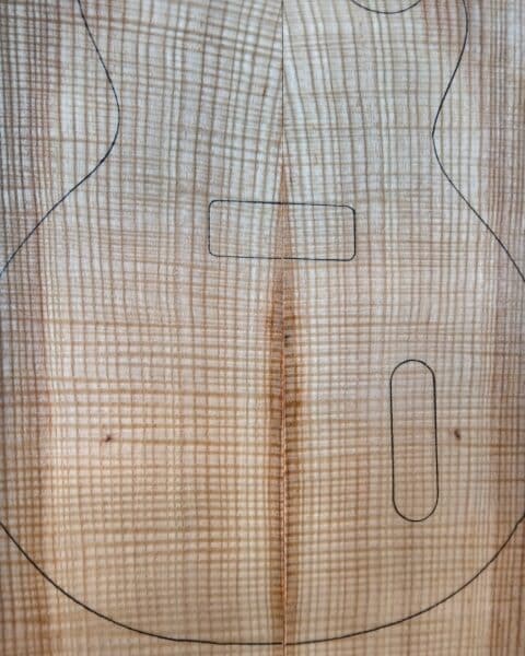 Ripple Ash Bookmatched Carve Top Set