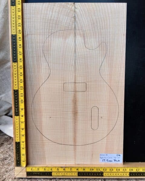 Ripple Ash Bookmatched Carve Top Set