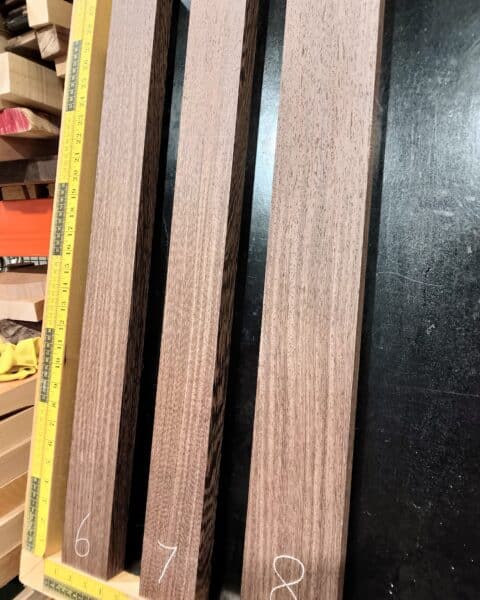 Quarter Sawn Wenge Neck