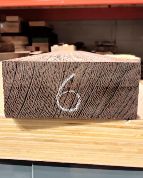 Quarter Sawn Wenge Neck