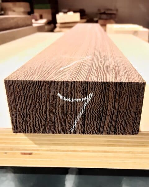 Quarter Sawn Wenge Neck