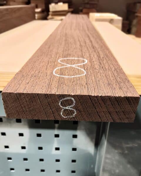 Quarter Sawn Wenge Neck