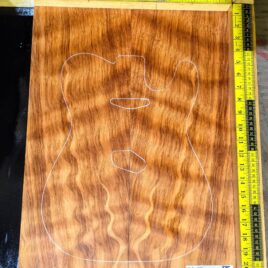 Ancient Quilted Redwood Guitar Bookmatched Drop Top Set