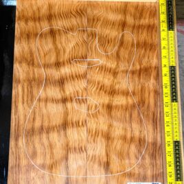 Ancient Quilted Redwood Guitar Bookmatched Drop Top Set