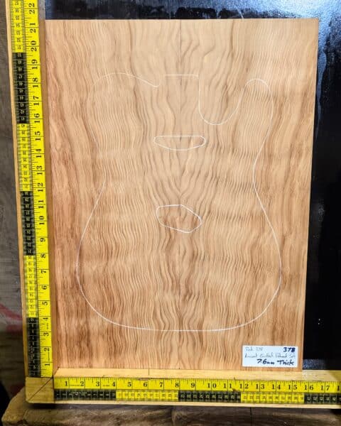 Ancient Quilted Redwood Guitar Bookmatched Drop Top Set