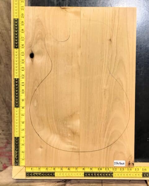 American Red Alder 2 Piece Guitar Body Blank