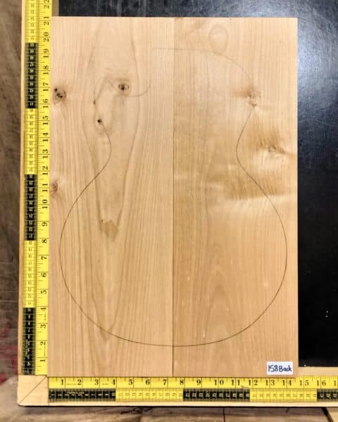 American Red Alder 2 Piece Body Blank
