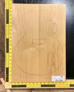 American Red Alder 2 Piece Body Blank