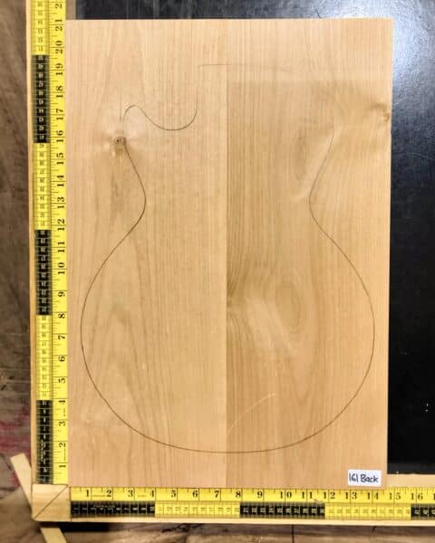 American Red Alder 2 Piece Body Blank