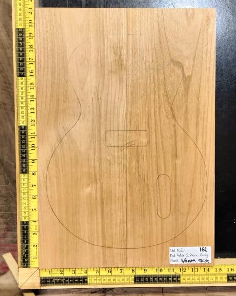 American Red Alder 2 Piece Body Blank
