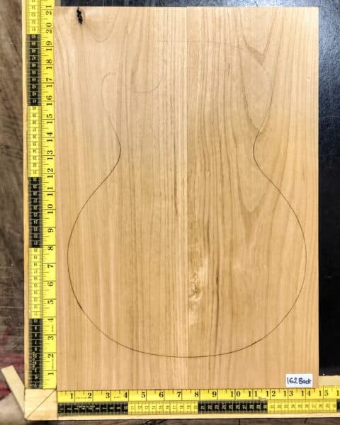 American Red Alder 2 Piece Body Blank