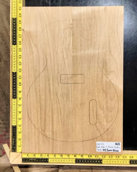 American Red Alder 2 Piece Body Blank