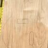 American Red Alder 2 Piece Body Blank