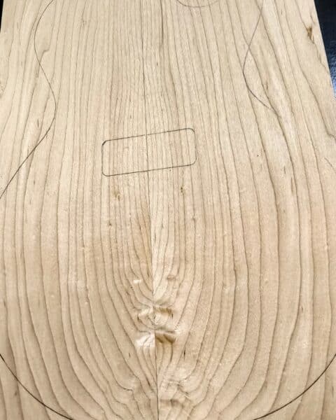 Maple Bookmatched Guitar Carve Top Set