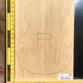 Maple Bookmatched Guitar Carve Top Set