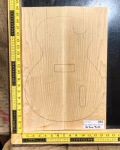 Maple Bookmatched Guitar Carve Top Set