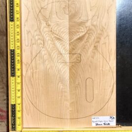 Figured Maple Bookmatched Guitar Carve Top Set