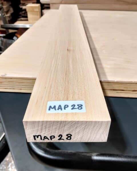 Plain Maple Quarter Sawn Guitar Neck Blank