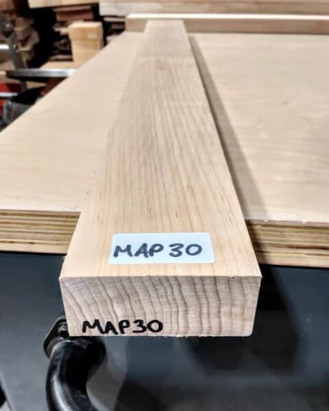 Plain Maple Quarter Sawn Guitar Neck Blank