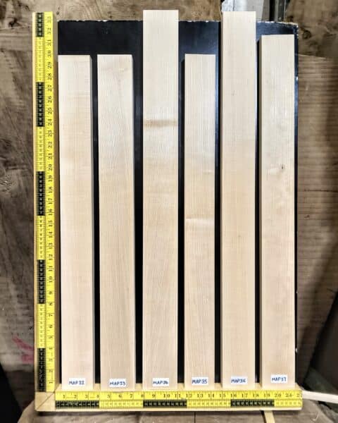 Plain Maple Quarter Sawn Guitar Neck Blank