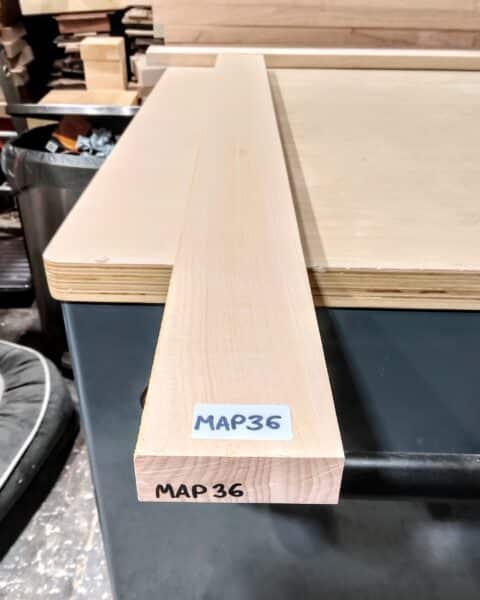 Plain Maple Quarter Sawn Guitar Neck Blank