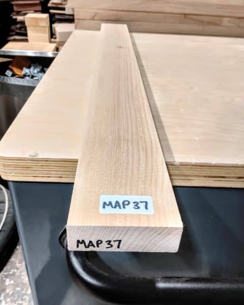 Plain Maple Quarter Sawn Guitar Neck Blank