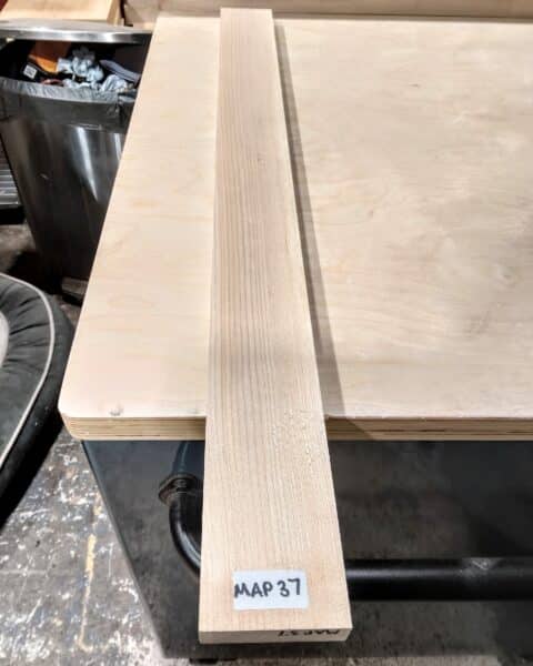 Plain Maple Quarter Sawn Guitar Neck Blank