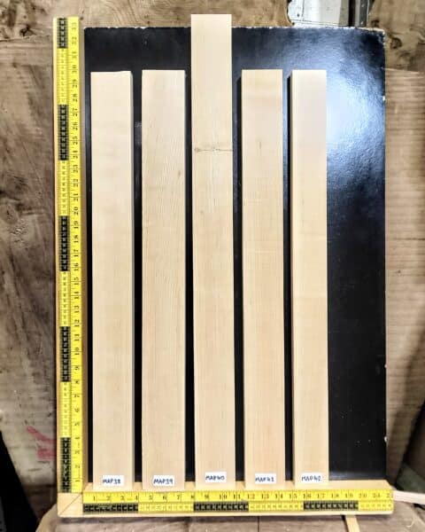Plain Maple Quarter Sawn Guitar Neck Blank