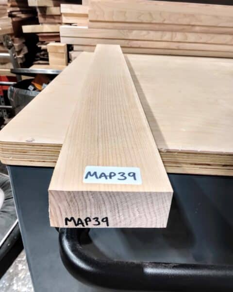 Plain Maple Quarter Sawn Guitar Neck Blank